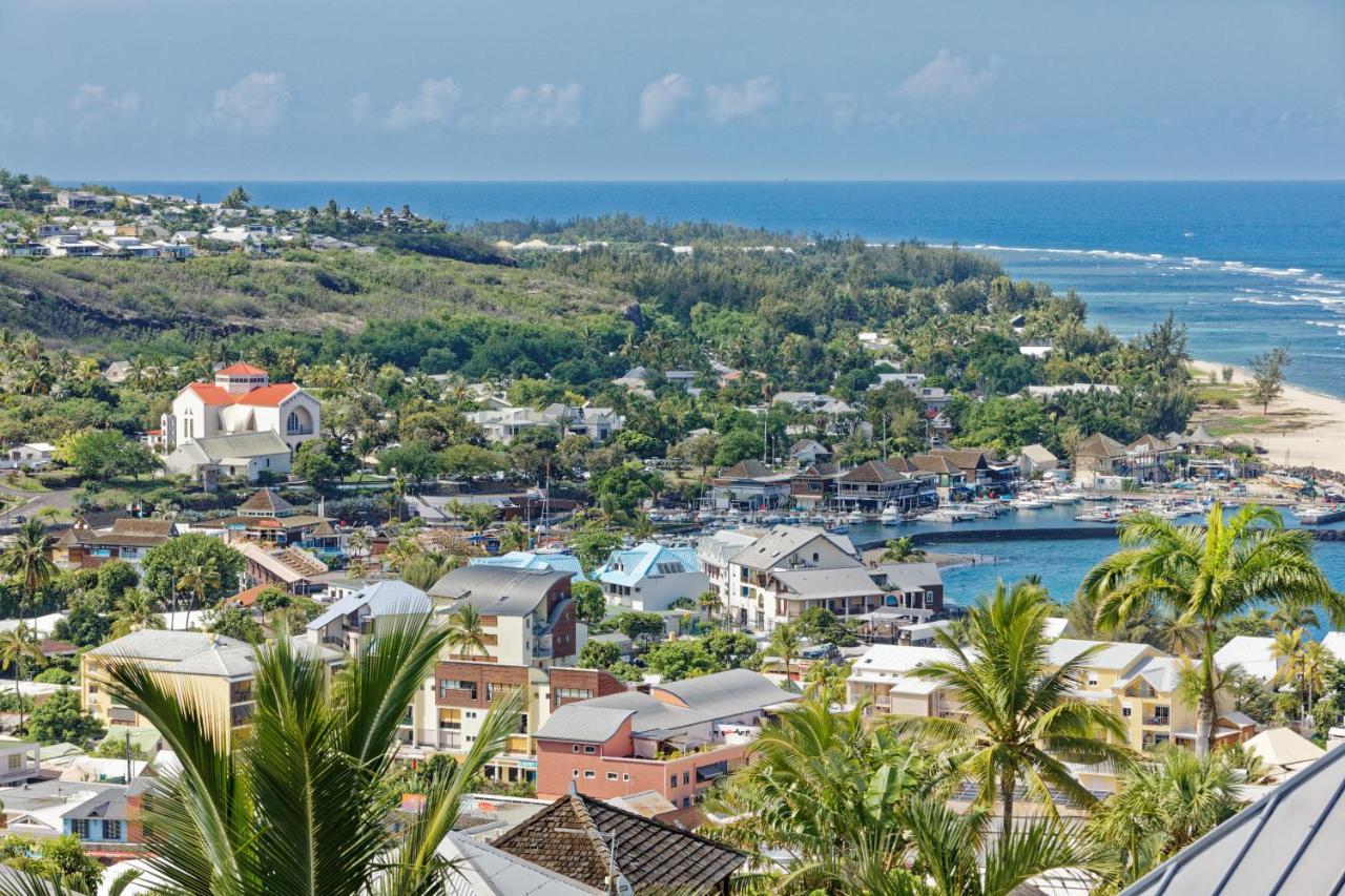 L'Eden Blue A Saint Gilles Les Bains, Magnifique Vue Mer Buitenkant foto